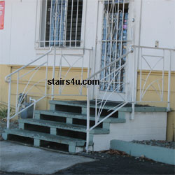 Concrete Block Stairs - Home Building